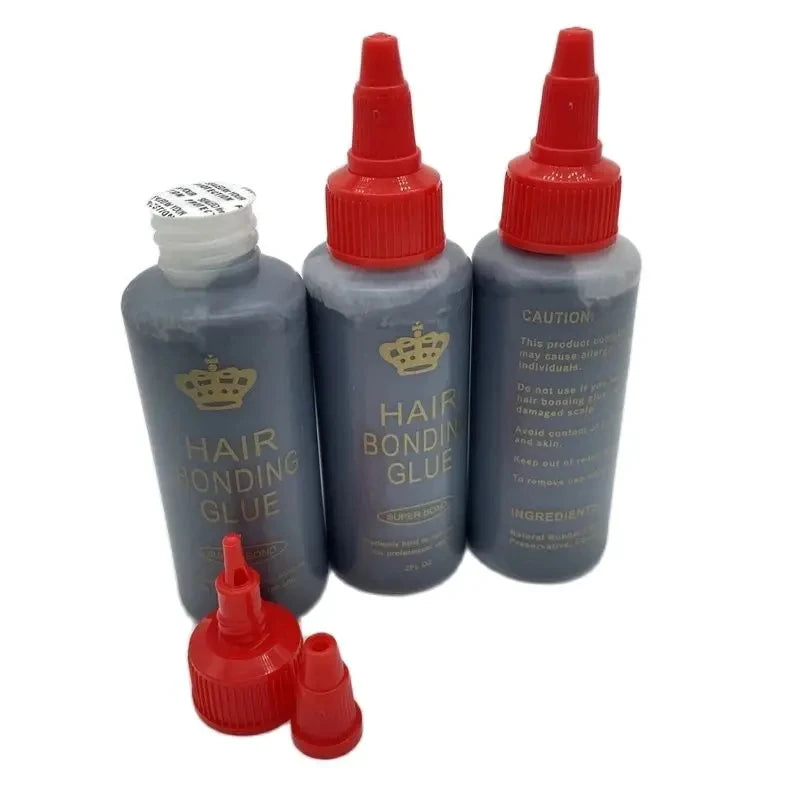 Waterproof Lace Front Wig Glue Strong Hold Bonding Adhesive for Wig Installation Kit Set with Closure Toupee-Resistant to Wate