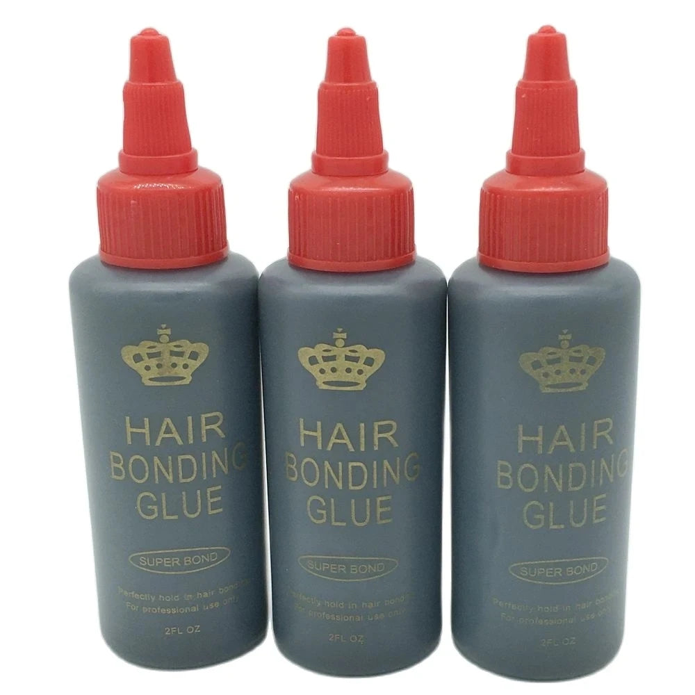 Waterproof Lace Front Wig Glue Strong Hold Bonding Adhesive for Wig Installation Kit Set with Closure Toupee-Resistant to Wate