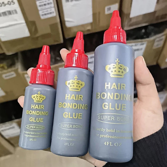 Waterproof Lace Front Wig Glue Strong Hold Bonding Adhesive for Wig Installation Kit Set with Closure Toupee-Resistant to Wate