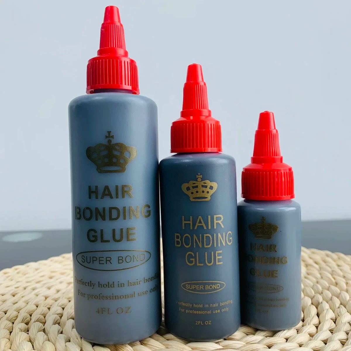 Waterproof Lace Front Wig Glue Strong Hold Bonding Adhesive for Wig Installation Kit Set with Closure Toupee-Resistant to Wate
